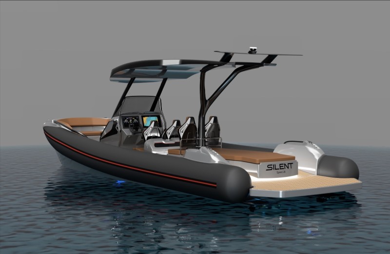 Full-electric 60-knot SILENT Speed 28 unveiled at CYF 2022